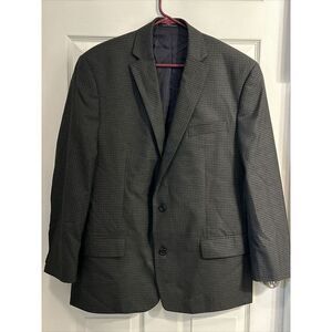 Michael‎ Kors Mens Two Button Green check Blazer Sport Coat Jacket Size 44L